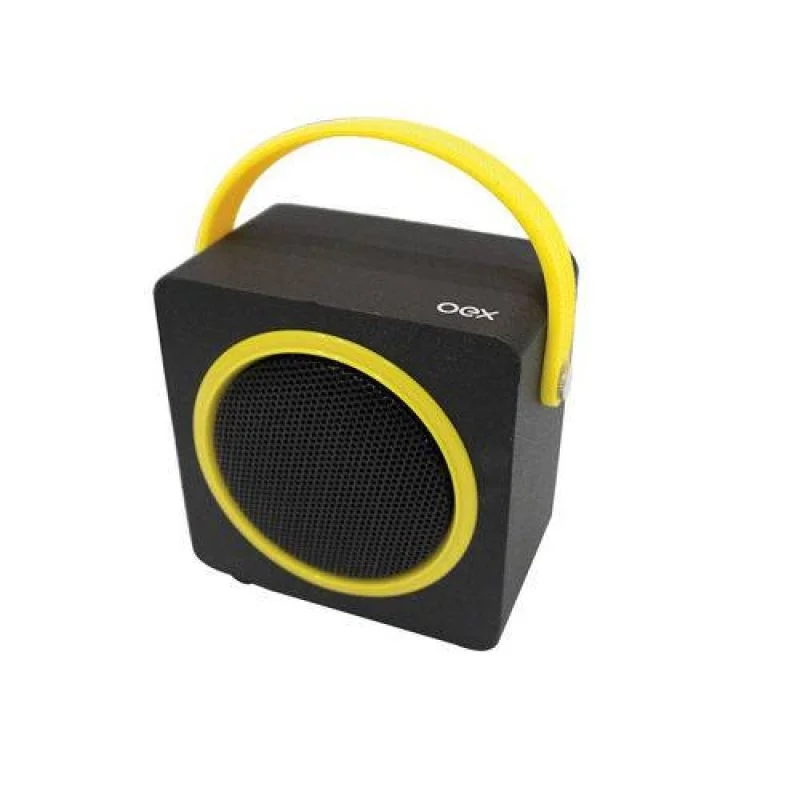 Caixa De Som Bluetooth Oex Amarelo Sk404