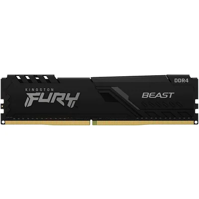 Memória Kingston Fury Beast, 16GB, 3200MHz, DDR4, CL16, Preto - KF432C16BB1/16