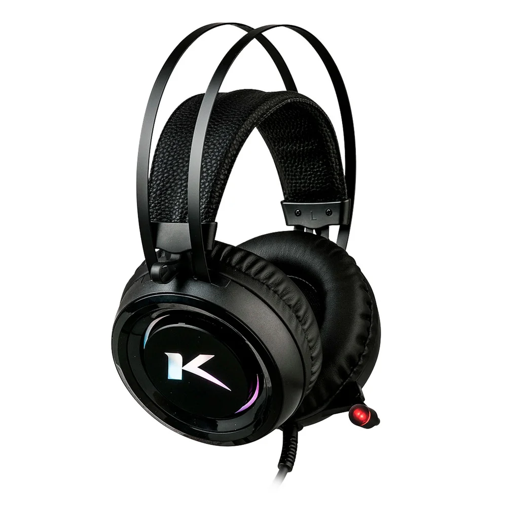 Imagem 3 de 5 do produto Headset Gamer Ktrok Stout, USB, P2 3.5Mm, Rainbow LED - KT-Stout