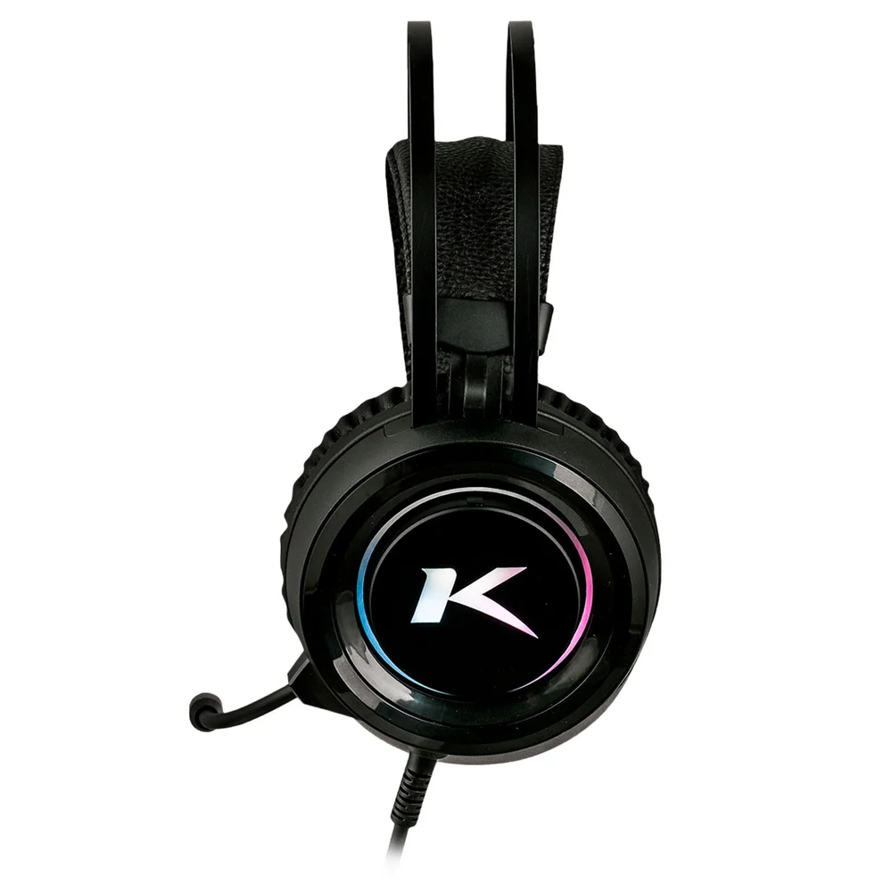 Imagem 4 de 5 do produto Headset Gamer Ktrok Stout, USB, P2 3.5Mm, Rainbow LED - KT-Stout