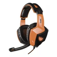Fone de Ouvido Headset Eagle Led 7.1 Laranja Oex Hs401