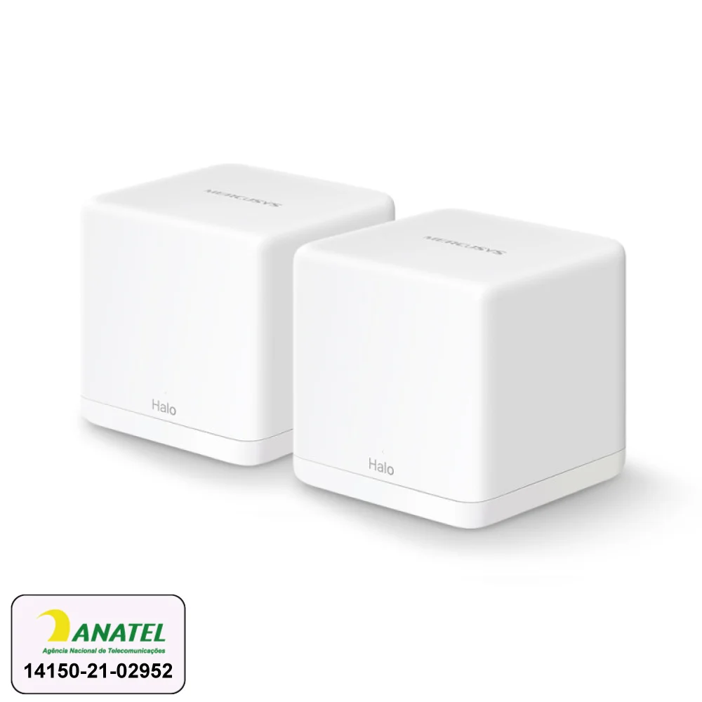 Imagem 2 de 5 do produto Roteador Wireless Mercusys Halo H30g Mesh, Ac1300, Branco - 2 Unidades