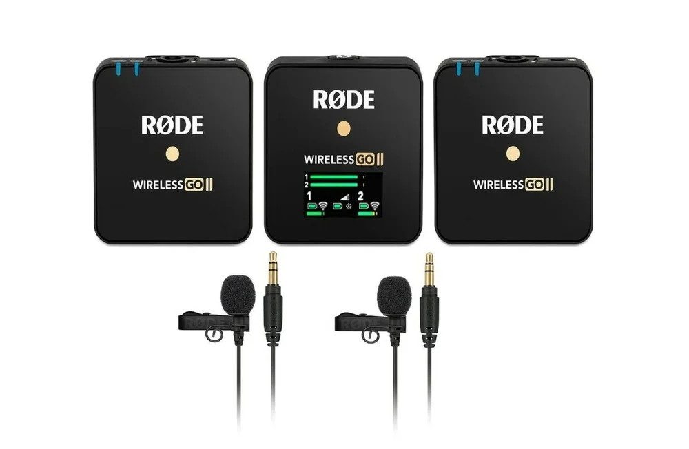 RØDE wireless go RØDE Wireless Go II Sistema sem fio de canal duplo com