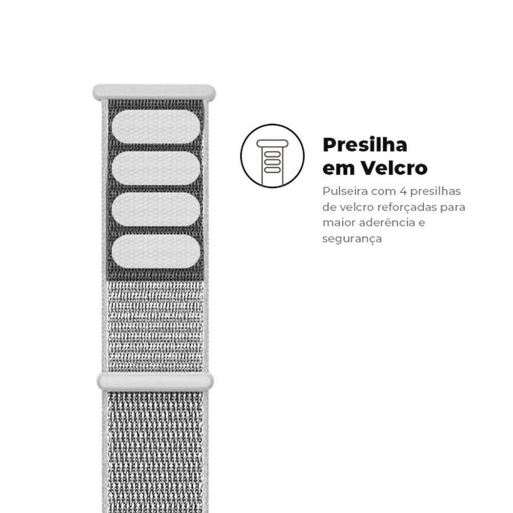 Imagem 2 de 3 do produto Pulseira Para Apple Watch 42mm /44mm Ballistic - Branco - Gshield