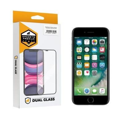 Película Dual Glass Para Iphone 8 - Preto - Gshield