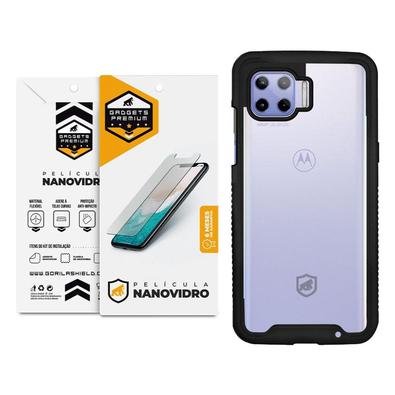 Kit Capa Stronger E Pelicula Nano Vidro Motorola Moto G 5g Plus - Gshield |  KaBuM!