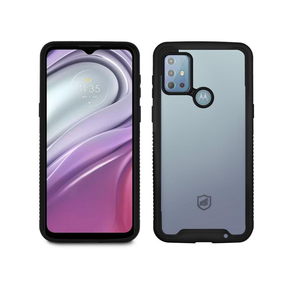 Imagem 2 de 5 do produto Capa Stronger Preta Para Motorola Moto G30 - Gshield