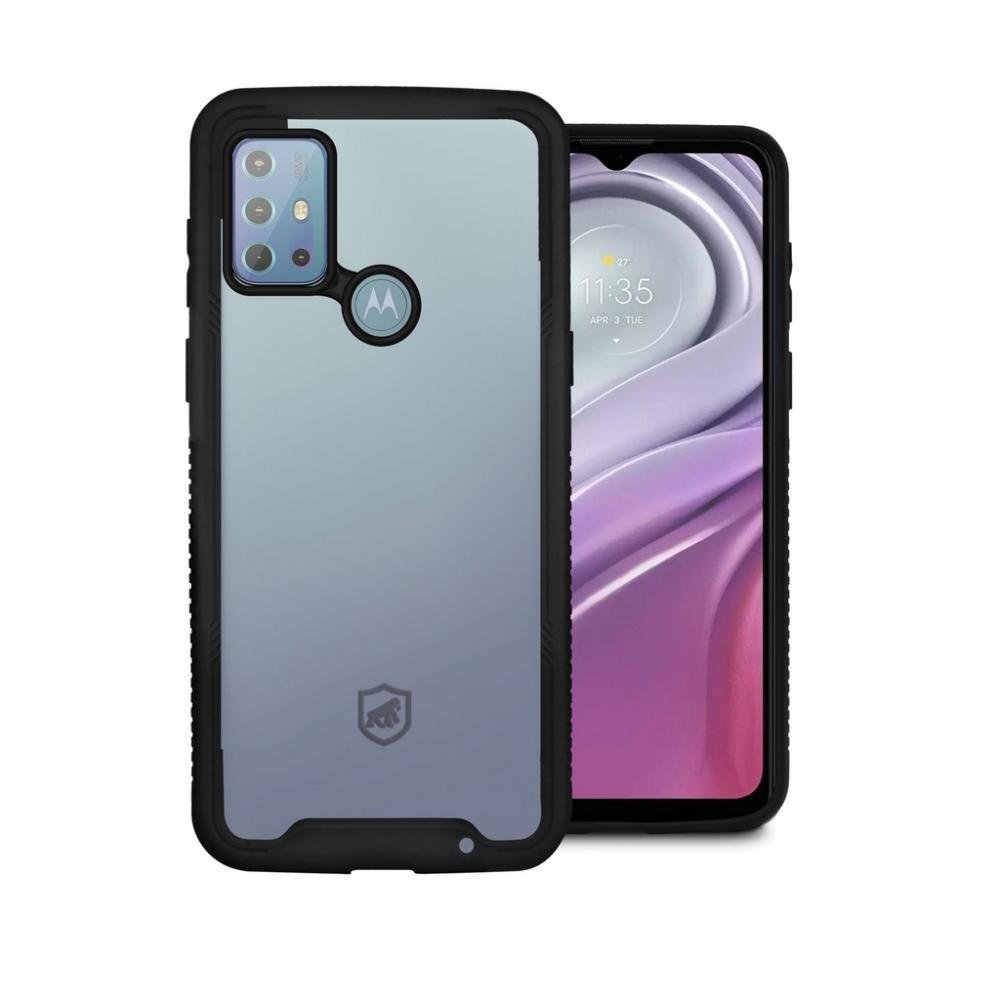 Imagem 3 de 5 do produto Capa Stronger Preta Para Motorola Moto G30 - Gshield