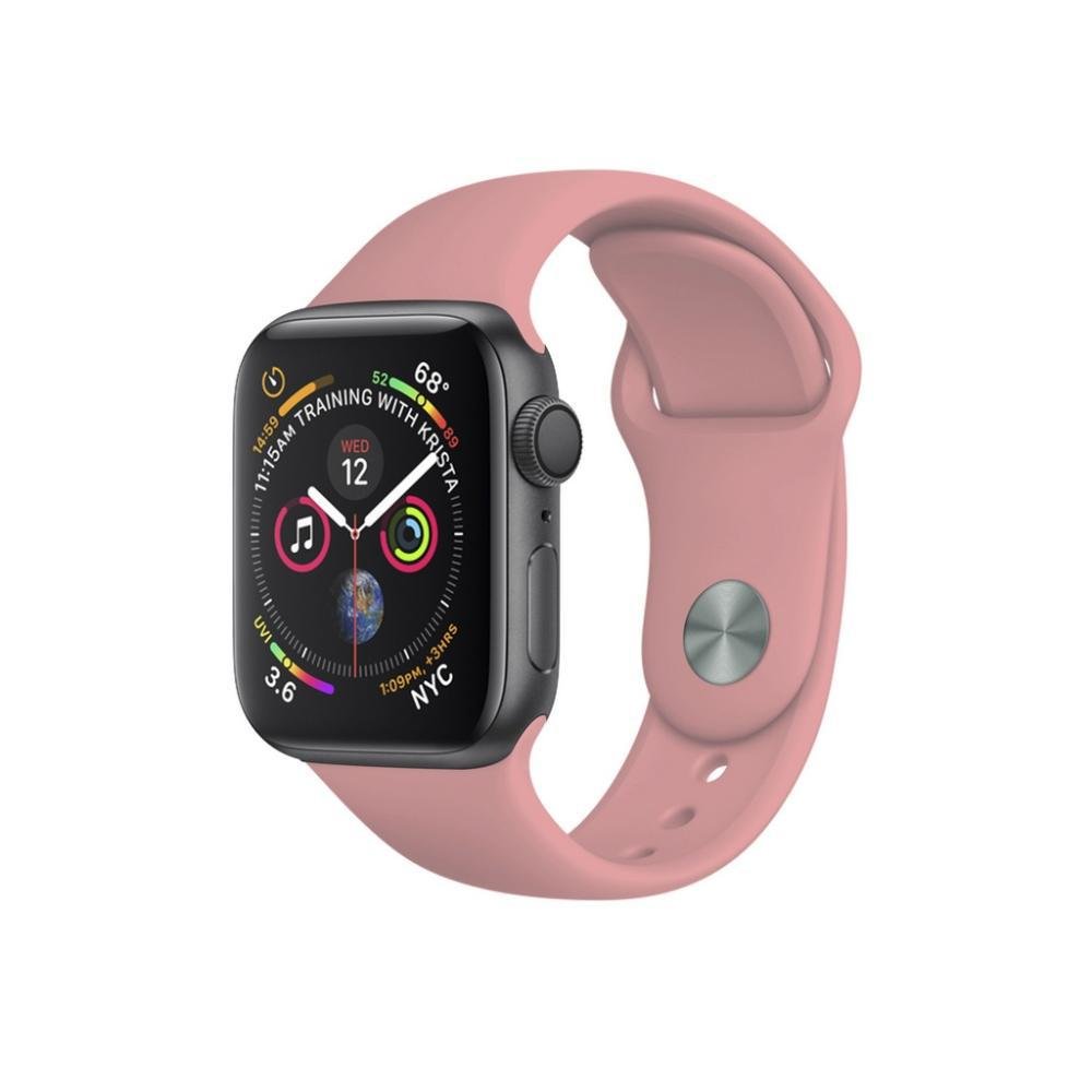pulseira apple watch pink sand