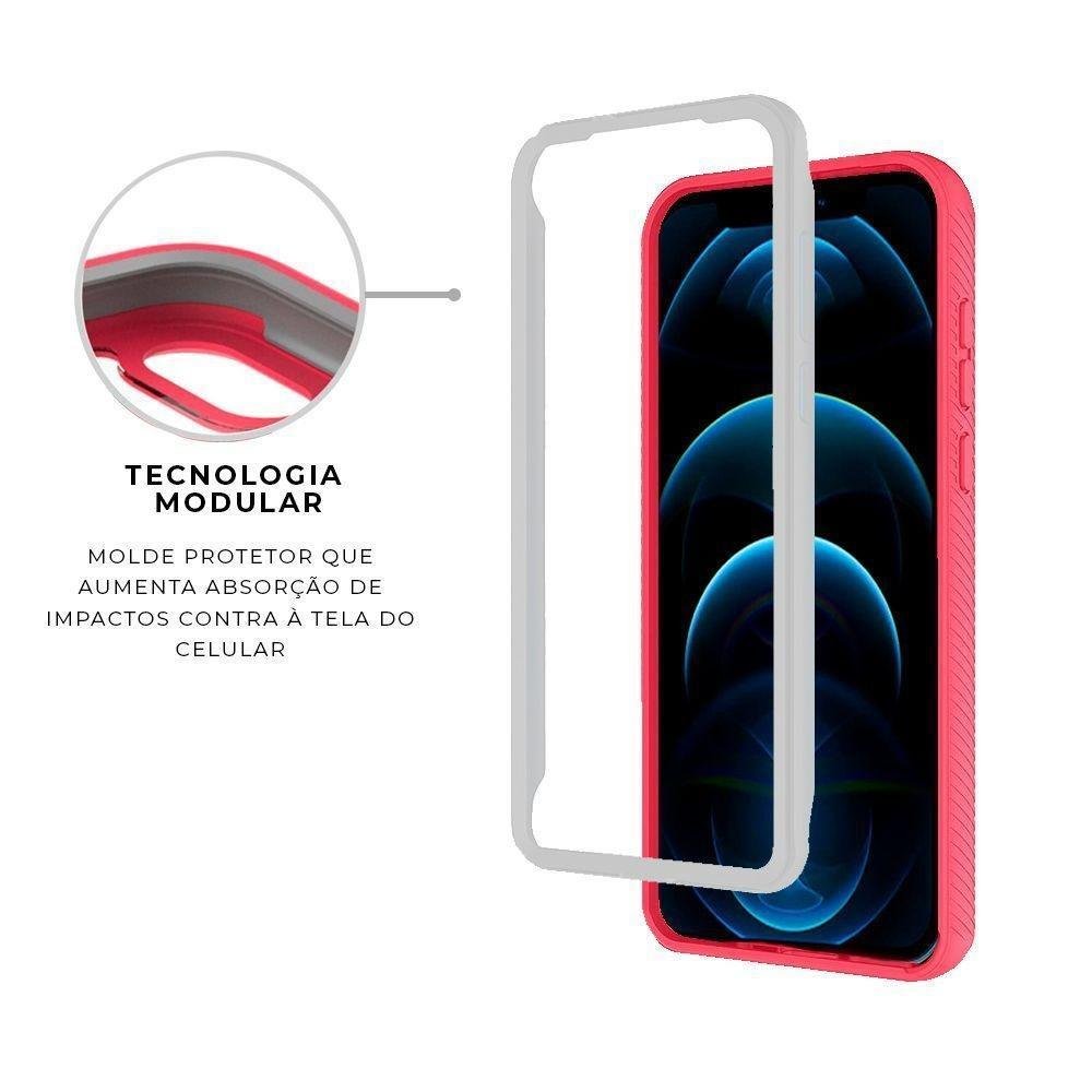 Imagem 3 de 5 do produto Capa Stronger Rosa Para Iphone 13 Pro - Gshield