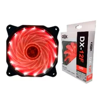 Cooler FAN DEX DX-12F, 120mm, LED Vermelho - 4421 2