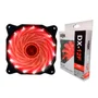Cooler FAN DEX DX-12F, 120mm, LED Vermelho - 4421 3