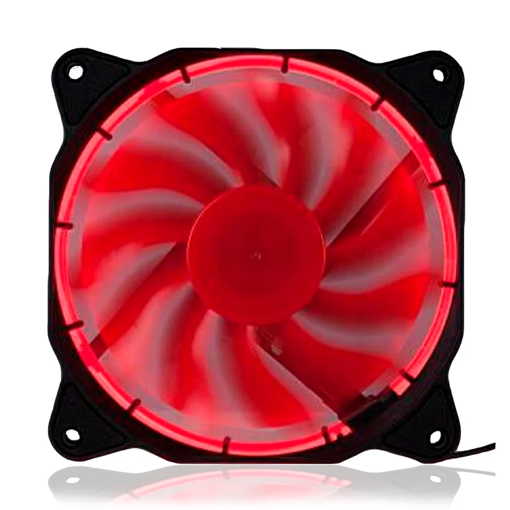 Cooler FAN DEX DX-12F, 120mm, LED Vermelho - 4421 6