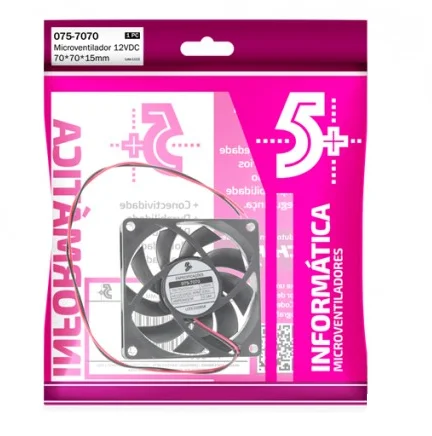 Imagem 2 de 4 do produto Microventilador Cooler Ventoinha 70x70x15 12 Volts
