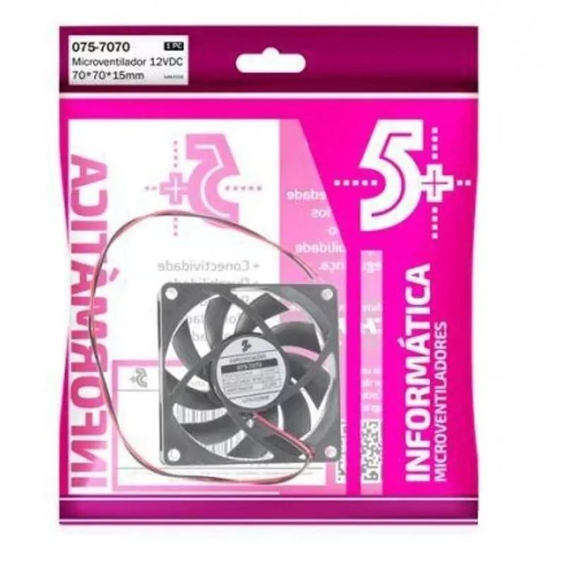 Imagem 3 de 4 do produto Microventilador Cooler Ventoinha 70x70x15 12 Volts