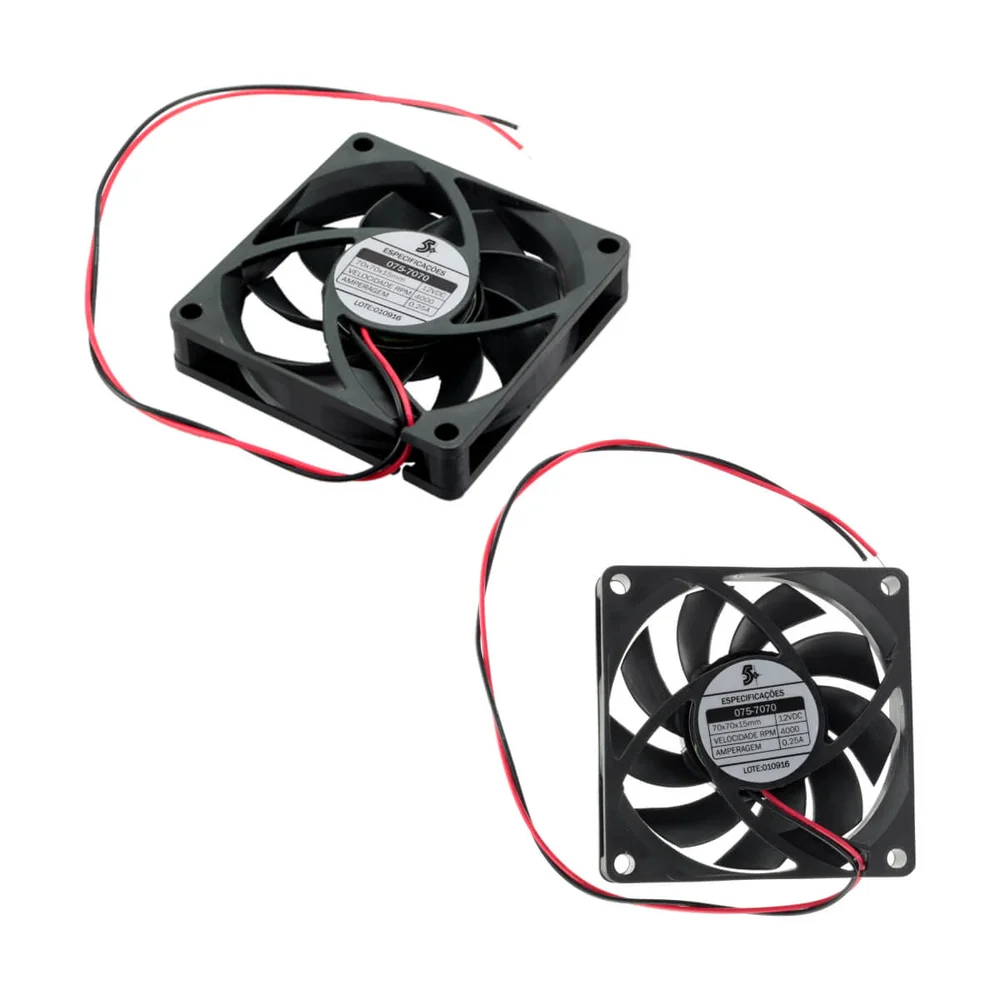 Imagem 4 de 4 do produto Microventilador Cooler Ventoinha 70x70x15 12 Volts