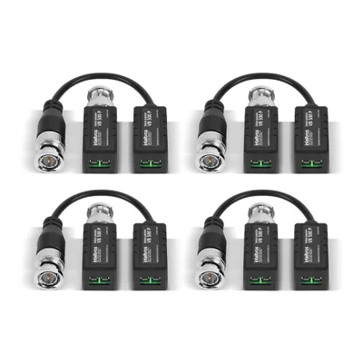 Kit 4 Baluns Passivo Multi Hd Para Câmeras 4k Ultra Hd Vb 500 P Intelbras