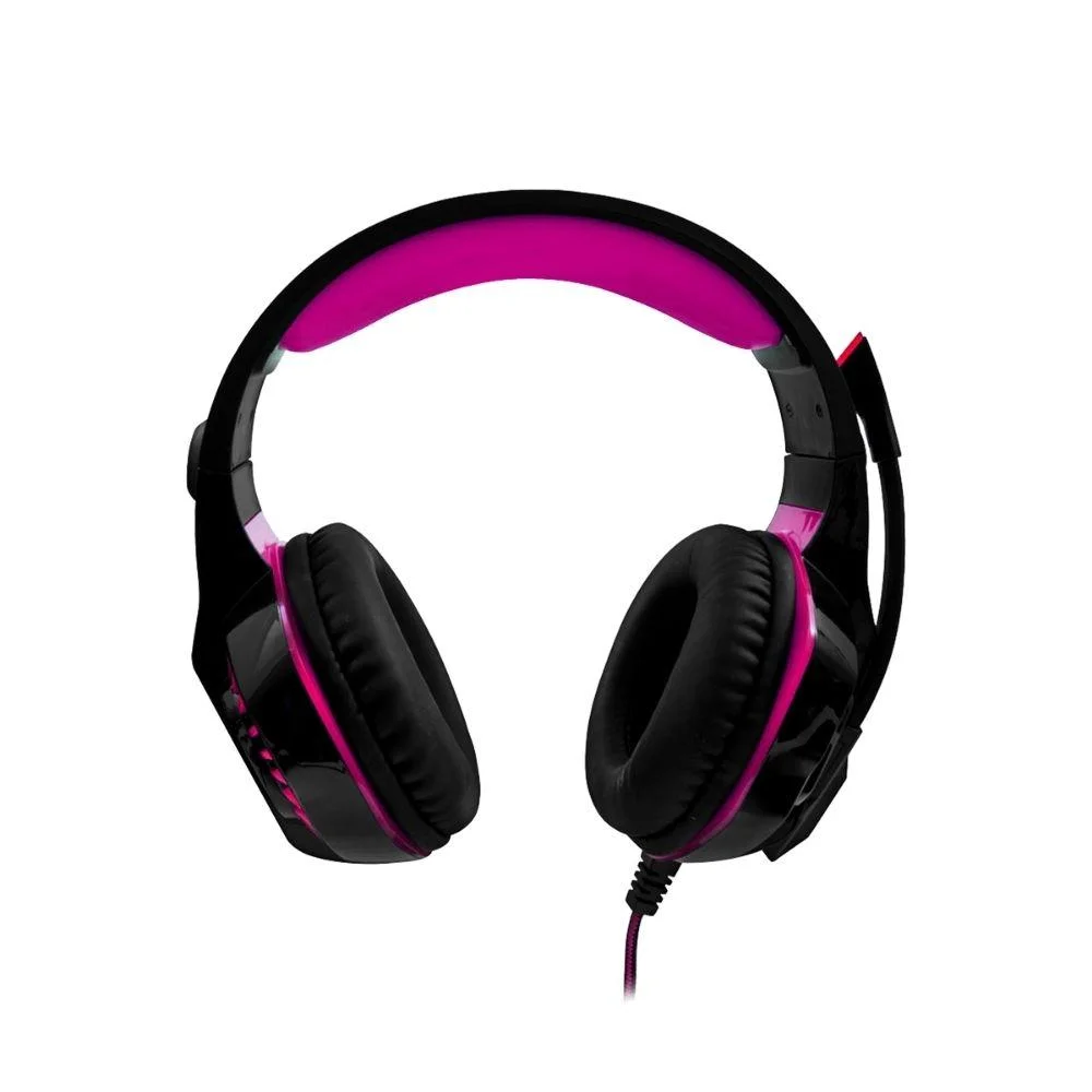 Imagem 2 de 4 do produto Headset Com Fio Beast-xr Oexgame Hs404 USB Rosa/pr