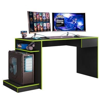 Mesa Para Computador Gamer Rubi, Preto/Verde