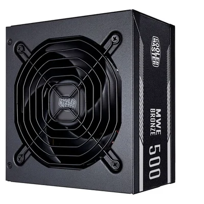 Fonte Cooler Master ATX MWE, 500W, 80 Plus Bronze, PFC Ativo, MPX-5001-ACAAB-WO