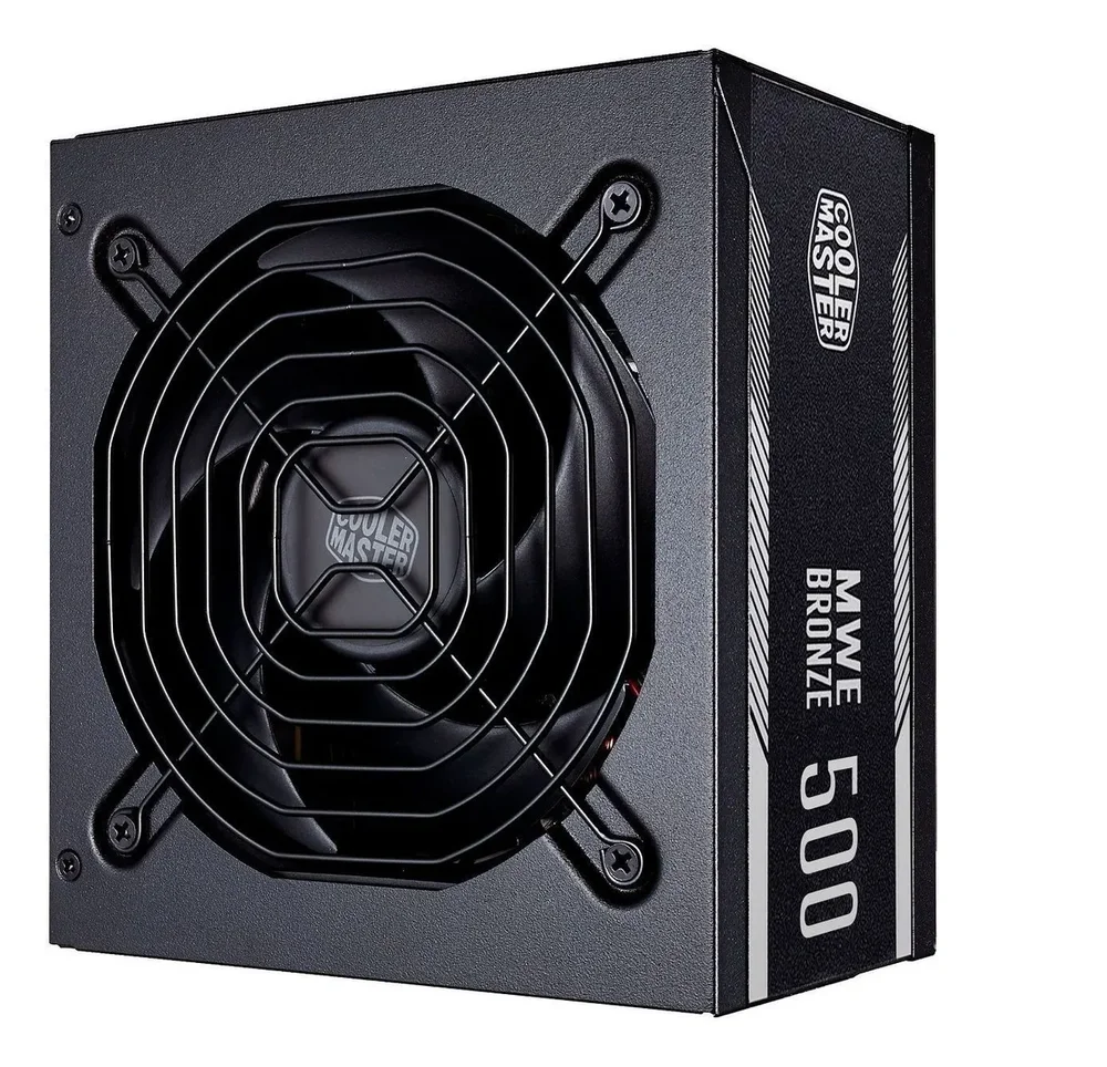 Fonte Cooler Master ATX MWE, 500W, 80 Plus Bronze, PFC Ativo, MPX-5001-ACAAB-WO