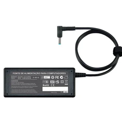 Fonte Carregador Para Hp Envy Touchsmart Tpn-f112 65w 761 - 110v/220v bivolt
