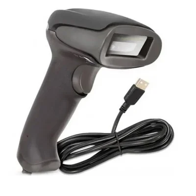 Leitor de Código de Barras Knup, Com Cabo USB, Leitura No Monitor, Celular, Boleto Bancário