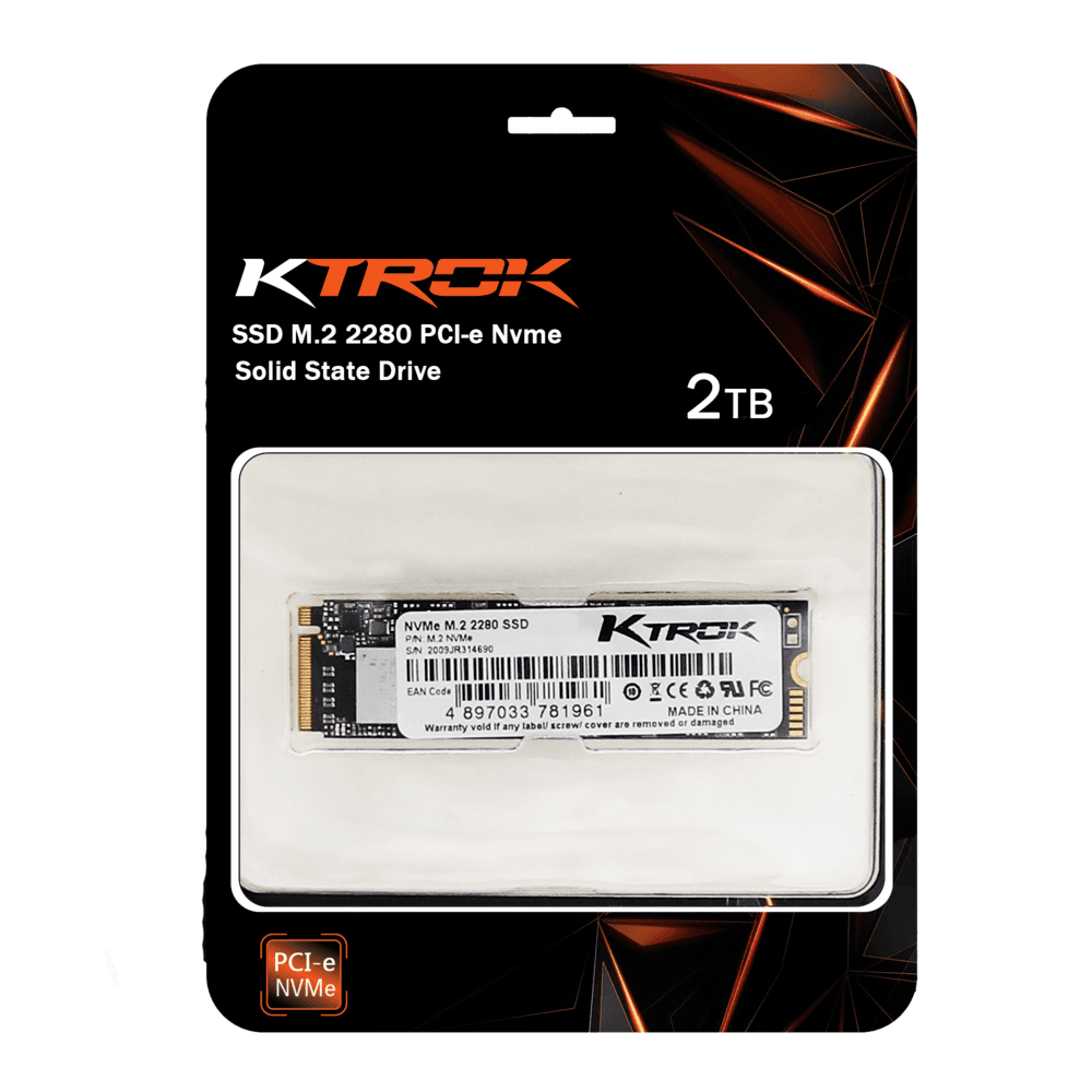 SSD Ktrok M.2 2280 2TB PCI-e Nvme Solid State Drive