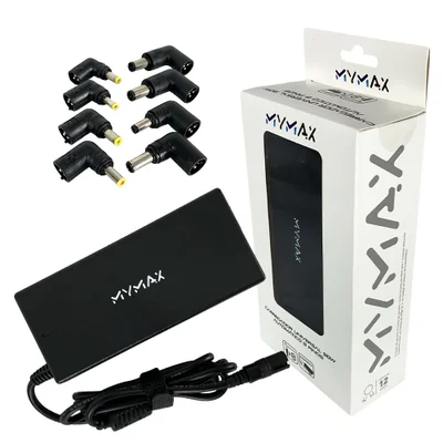 Carregador Para Notebook Mymax Universal, 90W, 8 Pinos