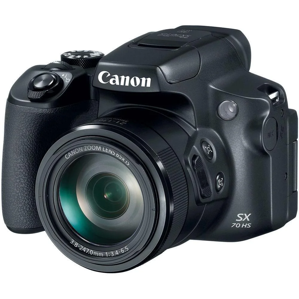 Câmera Profissional Canon Powershot SX70 HS Black