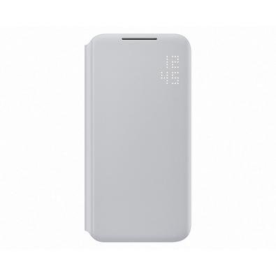 Capa Protetora Samsung Galaxy S22 Led View Cinza | KaBuM!