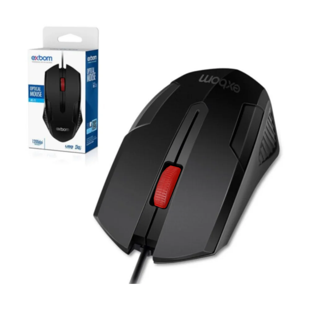 Exbom Ms-71 Mouse Usb Black Exbom Ms-71 Mouse Usb Black