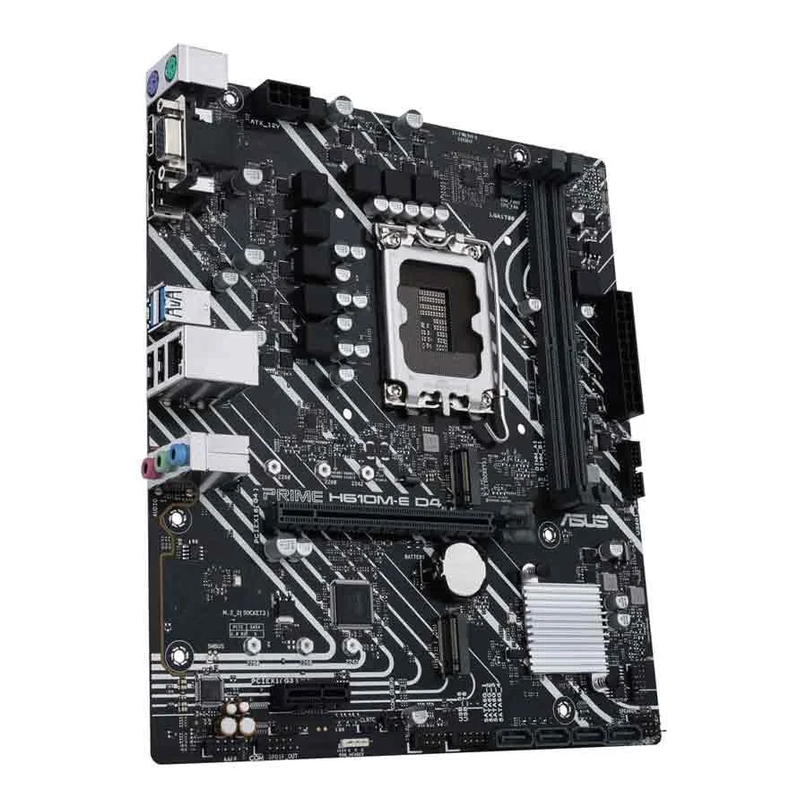 Imagem 2 de 5 do produto Placa Mãe Asus Prime D4, Intel LGA 1700, mATX, DDR4 - H610M-E