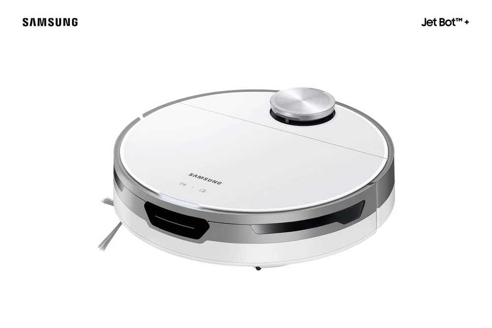 Robô Aspirador De Pó Samsung Jet Bottm+ Com Clean Station, Wi-fi, Sensor Lidar Branco 127 V Robô Aspirador De Pó Samsung Jet Bottm+ Com Clean Station, Wi-fi, Sensor Lidar Branco 127 V