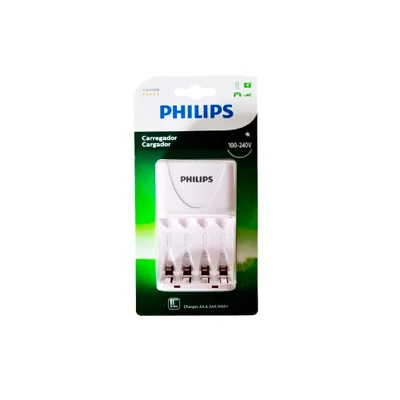 Carregador Philips Aa/aaa Sem Pilhas