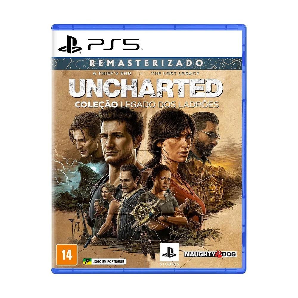 Uncharted Collection 1 2 3 + 4 Ps4 - Game Mídia Física - Jogo Original  Usado Playstation 4