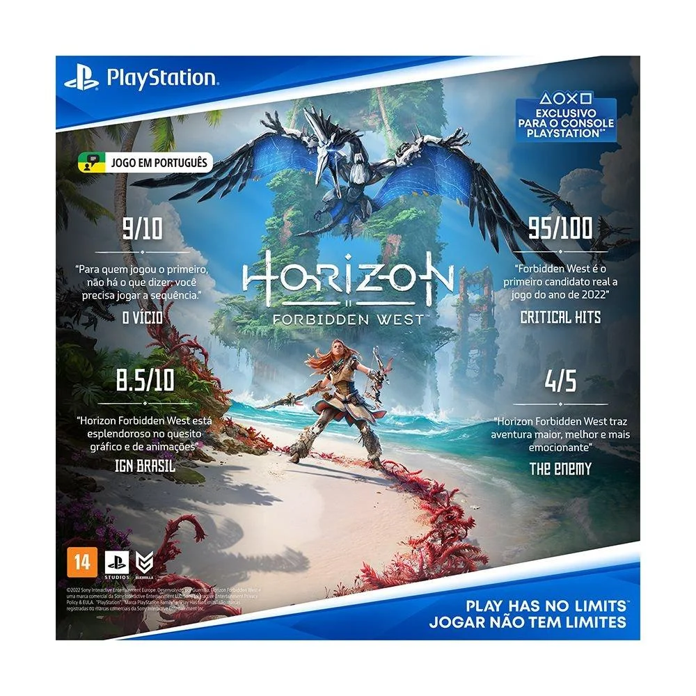 Horizon Forbidden West PS5 Guerrilla Games KaBuM