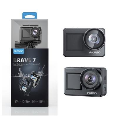Câmera De Ação Akaso Brave 7 Wi-fi À Prova D'água 4k/20mp