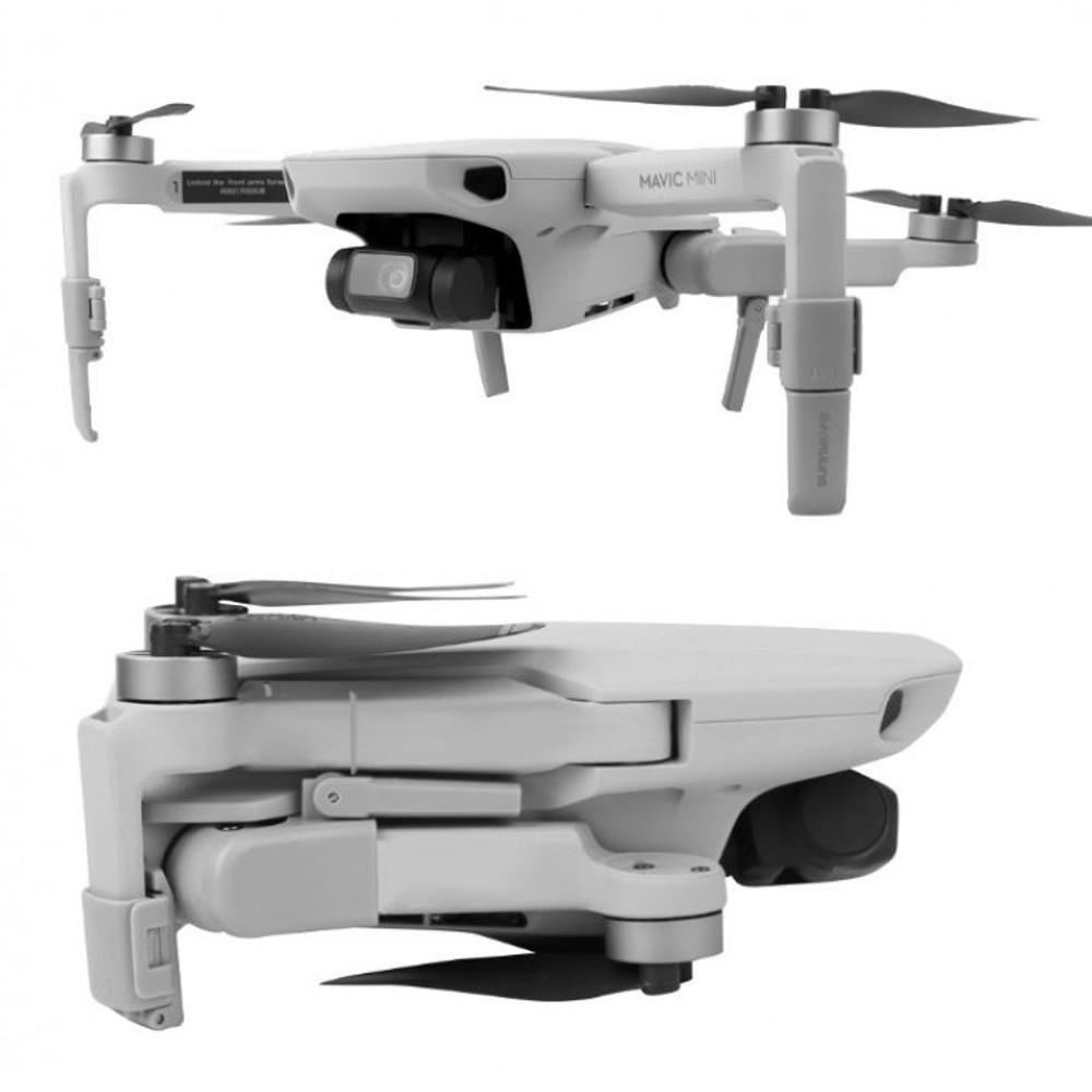 Imagem 2 de 5 do produto Extensor Trem De Pouso Dobrável Para Drone Dji Mini, Mini 2 E Se