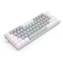Teclado Mecânico Gamer Compacto, Redragon Fizz, Cinza E Branco, RGB