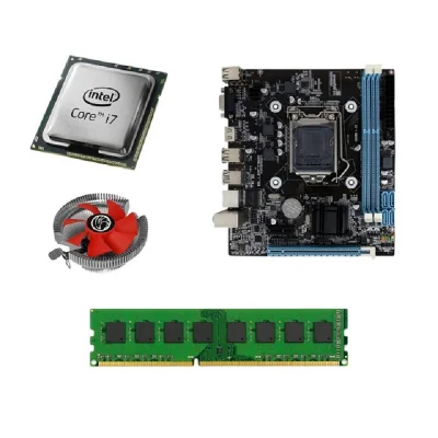 Kit Intel Pl Mãe H61 + Processador I7 3770s  + Memoria 8 GB DDR3 + Cooler