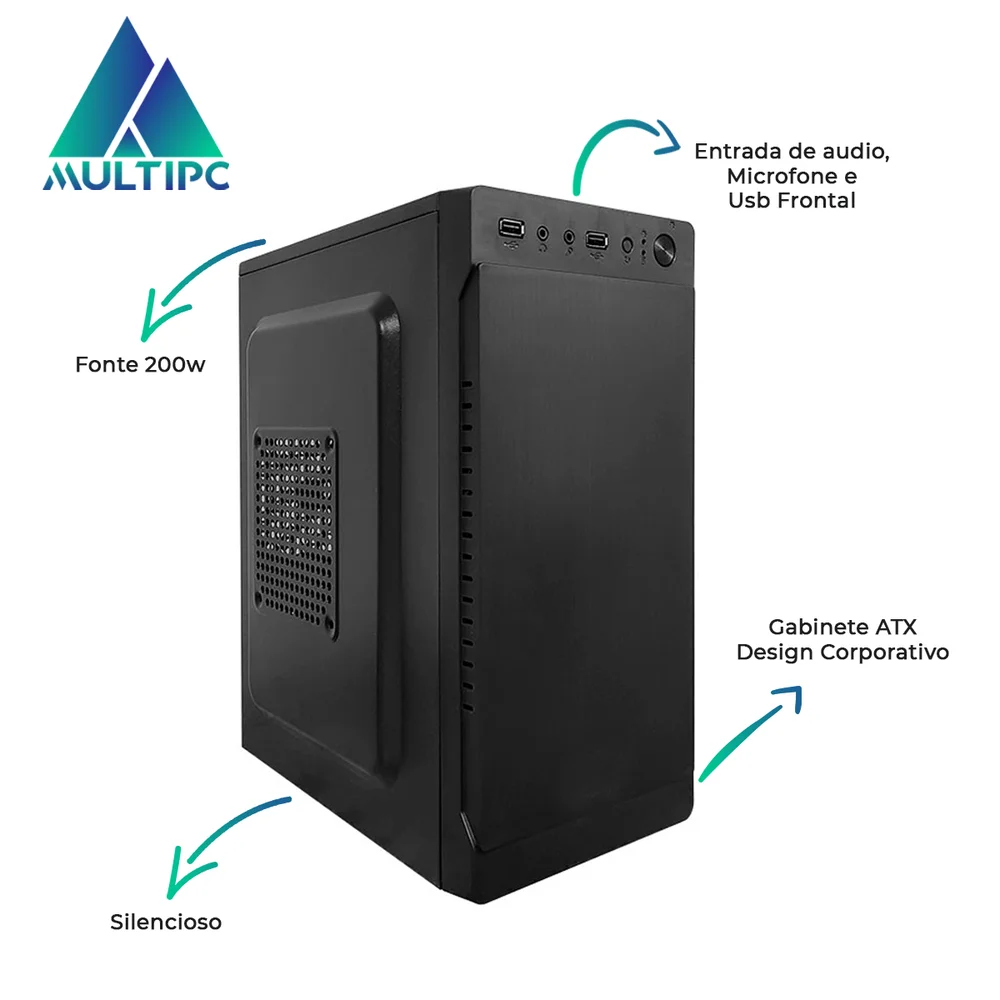 Computador Multipc Home Pro Core I3 2100 Ssd 240gb