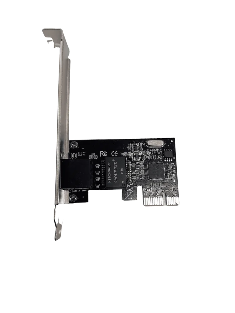 Imagem 3 de 5 do produto Placa De Rede PCI Express, 10/100/1000 MBps, Acompanha Espelho Low Profile - DP-02