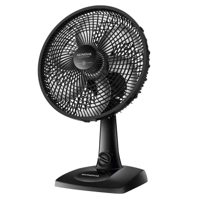 Ventilador Mondial Vsp-30-b Super Power, 30cm, 6 Pás, 60w, 110v, Preto - 3002-01
