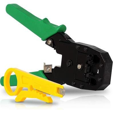 Alicate Crimpar Briwax, Conectores De Rede E Telefone, RJ45 RJ12 RJ11