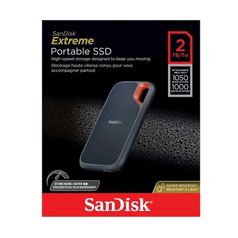 SSD Externo Sandisk Extreme 2TB KaBuM