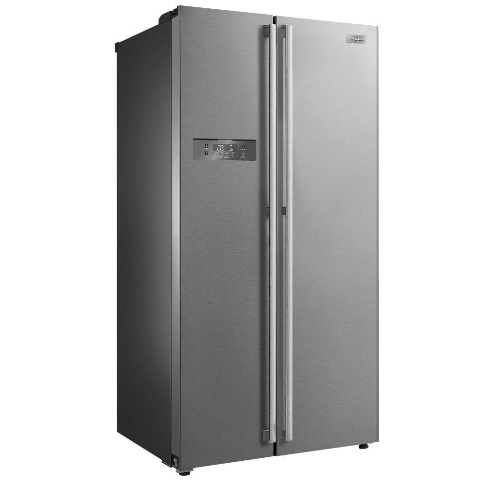 Refrigerador Midea Side By Side 528l Maxi Freezer, Frost Free, Painel