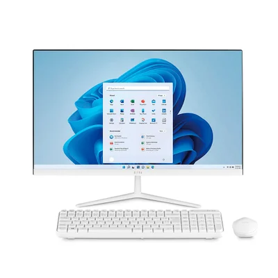 Computador All In One Ultra UB830, 23.8" Full HD, Intel Celeron N4020 Dual-Core (até 2.80GHz), 4GB RAM, SSD 120GB, Windows 11 Home, Branco