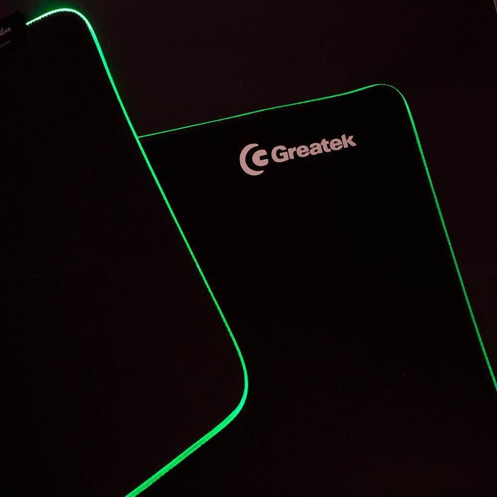 Mouse Pad Gamer Greatek Rgb Mpadext01