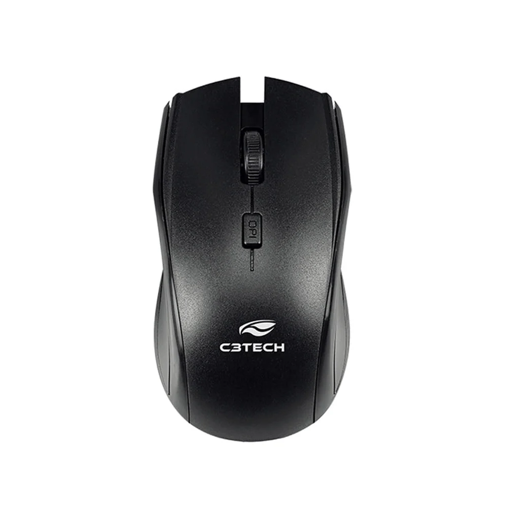 Imagem 2 de 5 do produto Teclado E Mouse Sem Fio C3tech K-w60bk, ABNT2, Tecla Membrana, Sensor Óptico